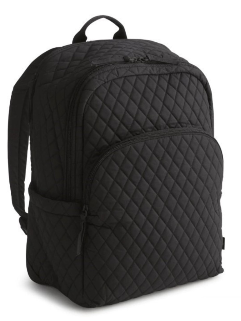 NWT Vera Bradley MOONLESS NIGHT Black Essential Large Backpack $195
